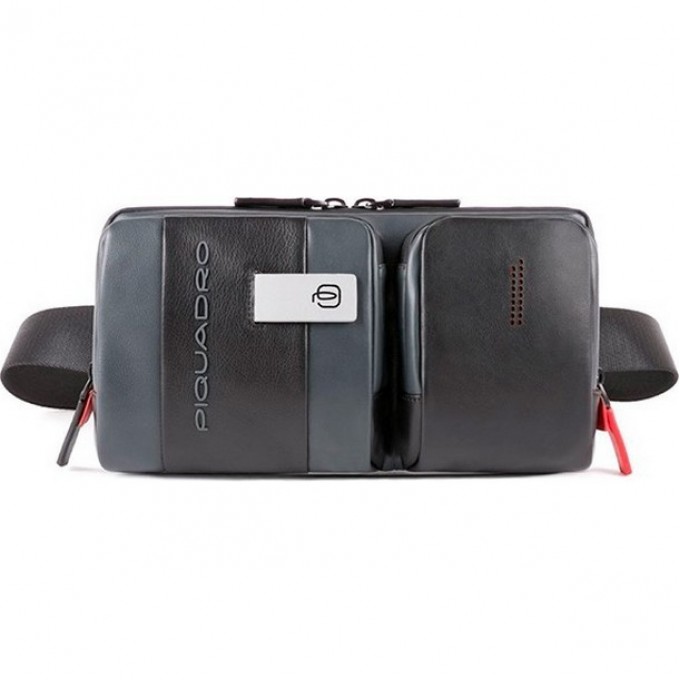 Сумка на пояс мужская PIQUADRO URBAN (серый/черный) CA4975UB00/GRN Сумка на пояс мужская PIQUADRO URBAN (серый/черный) CA4975UB00/GRN