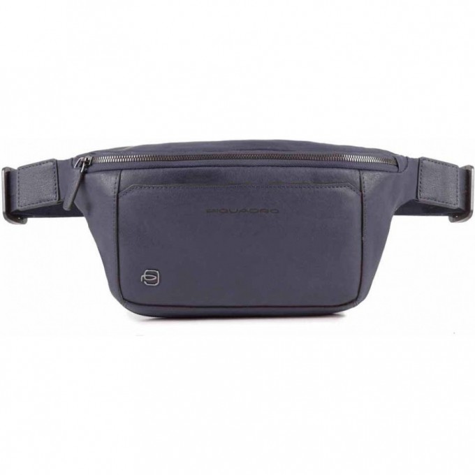 Сумка на пояс PIQUADRO BLACK SQUARE (синий) CA2174B3/BLU4 Сумка на пояс PIQUADRO BLACK SQUARE (синий) CA2174B3/BLU4