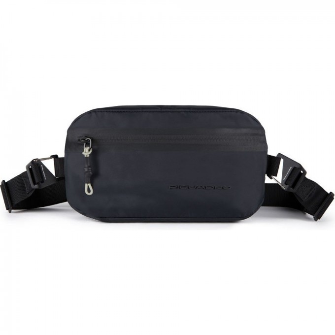 Сумка на пояс PIQUADRO (черный) CA5501PQM/N Сумка на пояс PIQUADRO (черный) CA5501PQM/N