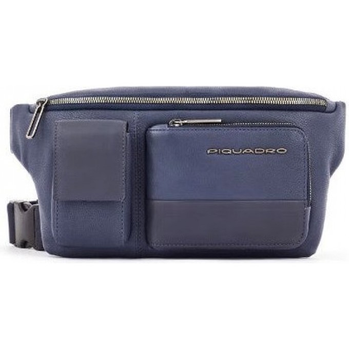 Сумка на пояс PIQUADRO RONNIE синяя CA2174W116/BLU Сумка на пояс PIQUADRO RONNIE синяя CA2174W116/BLU