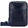 Сумка PIQUADRO BLUE SQUARE REVAMP синий натуральная кожа CA5944B2V/BLU